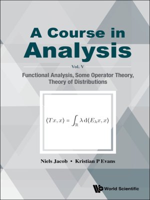 cover image of Course In Analysis, A--Vol V